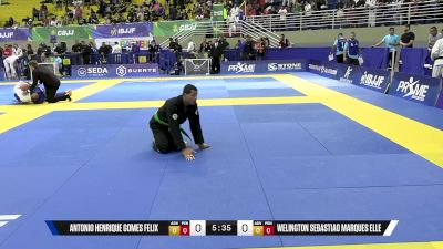 Welington Sebastiao Marques Elle vs Antonio Henrique Gomes Felix 2025 Brasileiro Jiu-Jitsu IBJJF