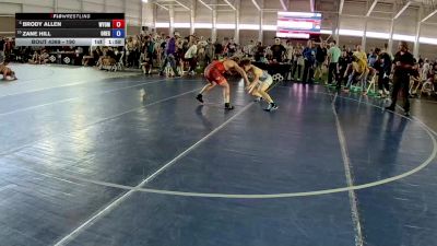 132 lbs 3rd Place Match - Brody Allen, Wyoming vs Zane Hill, Oregon