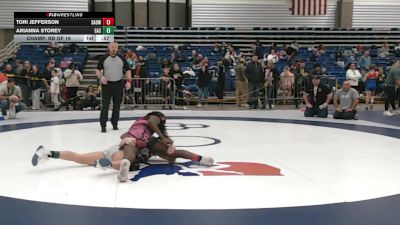 110 lbs Champ. Rd Of 16 - Tori Jefferson, Simmons Academy Of Wrestling vs Arianna Storey, Elite Athletic Club