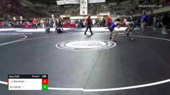 65 lbs Quarterfinal - John Henry Martinez, California vs Wyatt Carter, California