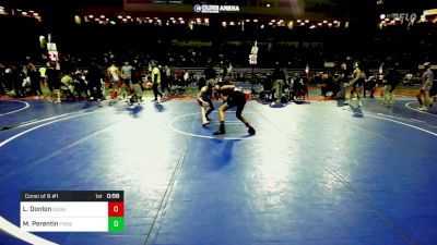 100 lbs Consi Of 8 #1 - Logan Donlon, Cedar Grove vs Massimo Perentin, Frost Gang