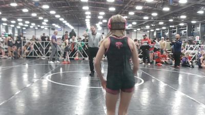 92 lbs Round 2 (3pm Friday) - Regan Weismiller, Lady Rangers vs Brooklyn Murray, NEWHALE