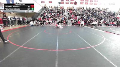 113 lbs Final - Johnny Moraes, Melrose vs Brayden Boccia, Milford