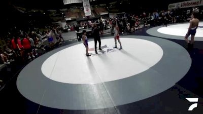132 lbs Noel Mendez, CVWA - Central Valley Wrestling Association vs Jason Quismondo, SJWA - San Joaquin Wrestling Association