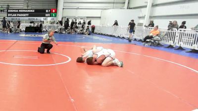 120 lbs Rr Rnd 1 - Joshua Hernandez, BC Predators - HSB vs Dylan Padgett, Botetourt Training Center - HSB
