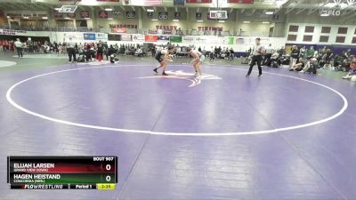 149 lbs Semifinal - Elijah Larsen, Grand View (Iowa) vs Hagen Heistand, Concordia (Neb.)