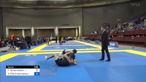 Federico Tomas Cacho vs Nicolas Pierre Germanos 2024 Pan IBJJF Jiu-Jitsu No-Gi Championship
