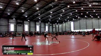 127 lbs Quarters - Lola Barkby, Lady Jaguar Warriors vs Kylie Benoit, Steel Maidens