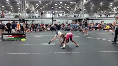 96 lbs Round 2 (6 Team) - Lukas Boxley, Seagull vs Hunter Webster, Iron Horse