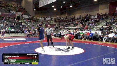 4A 144 lbs Quarterfinal - Dax Widger, Shiloh Christian vs Dennison Reed, Mena