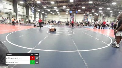 195 lbs Round Of 32 - Jaret Peterson, MF Dynasty vs Gabe Moore, Tennessee Wrestling Academy