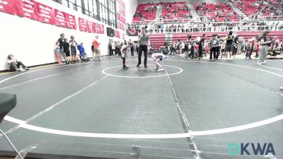 70 lbs Semifinal - Mason Nolan, Blue Devil Wrestling vs William Moore-Woods, Division Bell Wrestling