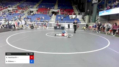 122 lbs Rnd Of 64 - Kaitlin Hackbarth, Wisconsin vs Andi Bibeau, Pennsylvania