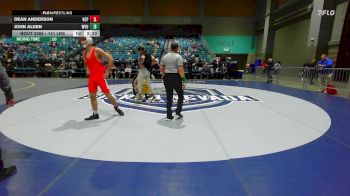 141 lbs Quarterfinal - Dean Anderson, Valiant Prep vs John Alden, Wyoming
