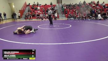 106 lbs Champ. Round 1 - Bryce Naber, Xavier, Cedar Rapids vs Kellen McKenna, Western Dubuque