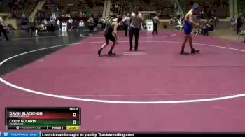 132 lbs Champ. Round 1 - Davin Blackmon, Beauregard HS vs Cody Godwin, Elberta HS