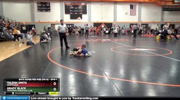 SPW-1 lbs Round 2 - Grady Black, Tomahawk Wrestling Club vs Talenn Smith, Unattached