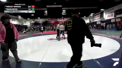 138 lbs Cons. Round 2 - Presley Morgan, Mission Viejo vs Travis Reyes, California (Whittier)
