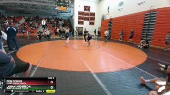 138 A & B Semifinal - Ben Dennis, Laurel Middle School vs Logan Anderson, Worland Middle School