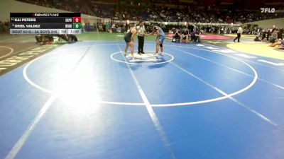 5A Boys 215 lbs Cons. Round 1 - Uriel Valdez, Bend Boys vs Kai Peters, Eagle Point Boys