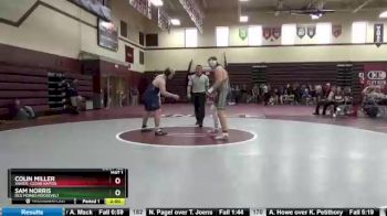 220 lbs Round 1 - Sam Norris, Des Moines Roosevelt vs Colin Miller, Xavier, Cedar Rapids