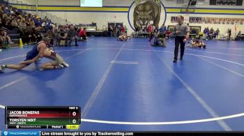 JV-13 lbs Round 2 - Jacob Bonefas, Independence vs Torsten Nixt, West Liberty