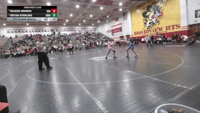 126 lbs 7th Place Match - Bryan Sterling, Dundee vs Mason Hermes, Edison