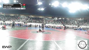 92 lbs Round Of 32 - Connor Suskey, Team Tulsa Wrestling Club vs Kirk Walker, Tulsa Blue T Panthers