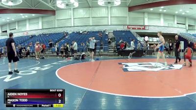 138 lbs Cons. Round 4 - Aiden Noyes, IL vs Mason Todd, MO