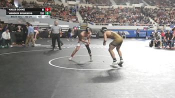 152-D4 5th Place Match - Hendrix Siqueiros, Yuma Catholic High School vs Kaleb Cooke, Willcox High School