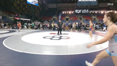 95 lbs Champ. Rd Of 16 - Natalie Radecki, DE vs Lily Enos, IL