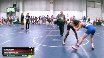 130 lbs Cons. Round 4 - Anthony Taylor, Midwest RTC vs Josh Denny, Bulldog Youth