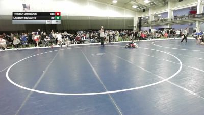 138 lbs Cons. Sub-rd Of 16 - Tristan Zorzakis, Charger Wrestling Club vs Landon McCarty, Immortal Athletics WC
