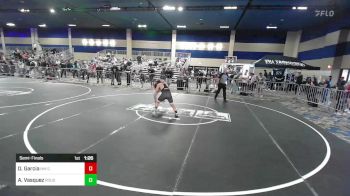 130 lbs Semifinal - Dominic Garcia, Nm Gold vs Adam Vasquez, Rough House WC