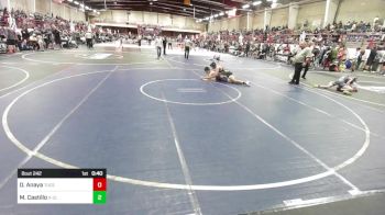 144 lbs Consi Of 8 #2 - Derek Anaya, Tucson Pride Wrestling Club vs Michael Castillo, X-Clusive