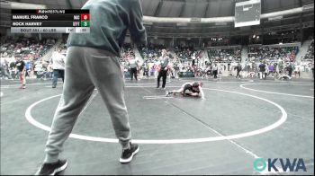 60 lbs Quarterfinal - Manuel Franco, Norman Grappling Club vs Rock Harvey, Standfast