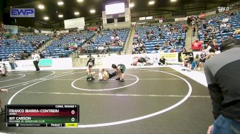 67 lbs Cons. Round 1 - Kit Carson, Mulvane Jr. Wrestling Club vs Franco Ibarra-Contreras, Derby