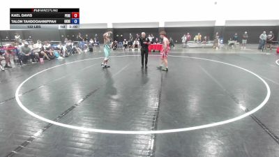 132 lbs Kael Davis, Pennsylvania Red vs Talon Tahdooahnippah, Oklahoma Red