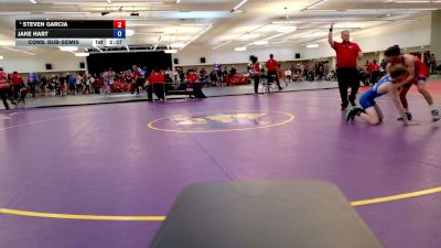 113 lbs Cons. Sub-semis - Steven Garcia vs Jake Hart
