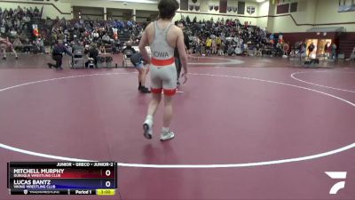 Junior-2 lbs Round 3 - Mitchell Murphy, Dubuque Wrestling Club vs Lucas Bantz, Viking Wrestling Club