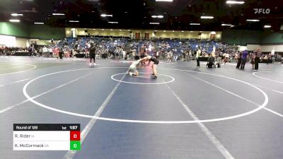 132 lbs Round Of 128 - Ryan Rider, IA vs Kieron McCormack, GA