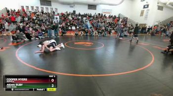 126 lbs Cons. Semi - Cooper Myers, Buffalo vs Aidan Ruby, Wind River