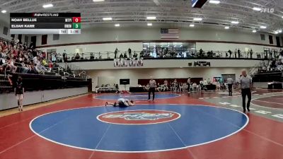 126 lbs 4th Wrestleback (16 Team) - Noah Bellue, Mt. Pisgah Christian School vs Elijah Karr, Bremen