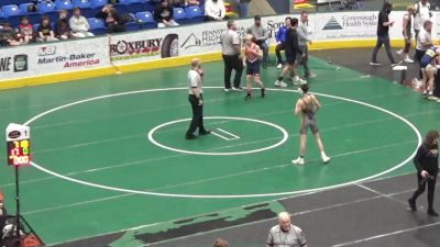 110 lbs Consi Of 32 #2 - Brian Corbin, Wilkes Barre vs Jordan Shingara, Line Mountain