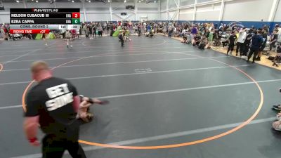 85 lbs Cons. Round 2 - Ezra Cappa, Unattached vs Nelson Cubacub Iii, Unattached