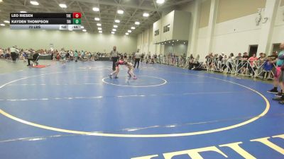 70 lbs Rr Rnd 2 - Leo Riesen, The Fort Hammers - EL vs Kayden Thompson, Tri State Hammers - EL