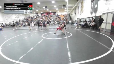 157 lbs Cons. Round 5 - Oscar Farias, Santa Ana vs Finnian Hannegan, JSerra
