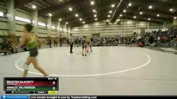 97 lbs Quarters & Wb (16 Team) - Braxten Blackett, Utah Black vs Ignacio Villasenor, Bear Cave