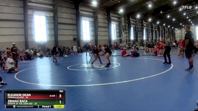 152 lbs Quarters - Zeniah Baca, Queens Of The Corn Red vs Eleanor Dean, Virginia Killers