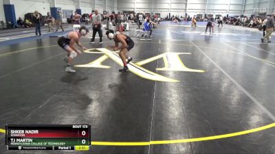 149 lbs Cons. Round 2 - TJ Martin, Pennsylvania College Of Technology vs Shkeb Nadir, Scranton